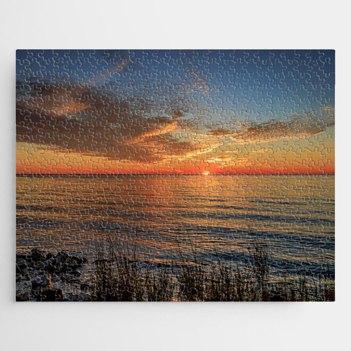 Deepening Colors at Sunset Jigsaw Puzzle