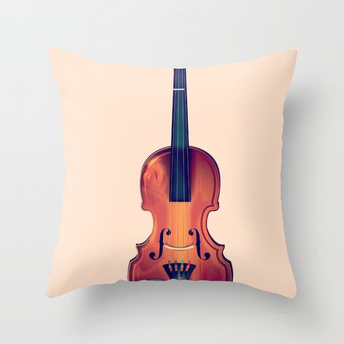 Violin Throw Pillow