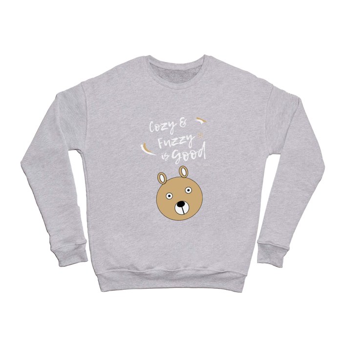 Cozy Fuzzy Bear  Crewneck Sweatshirt