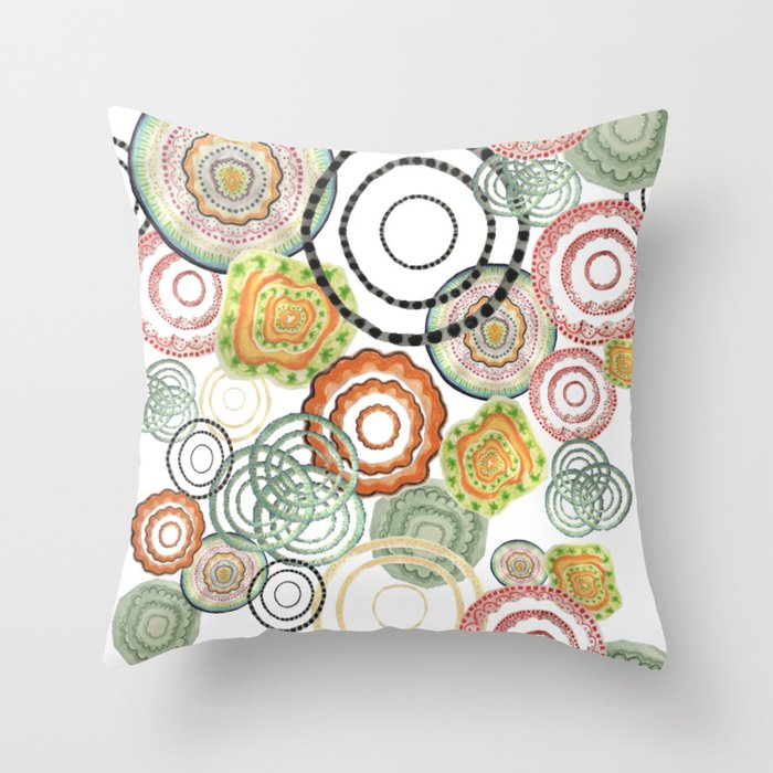 Circular Reasoning Throw Pillow