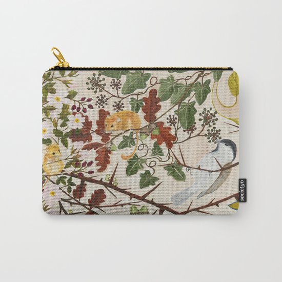 Marsh Tit and Field Mice Carry-All Pouch