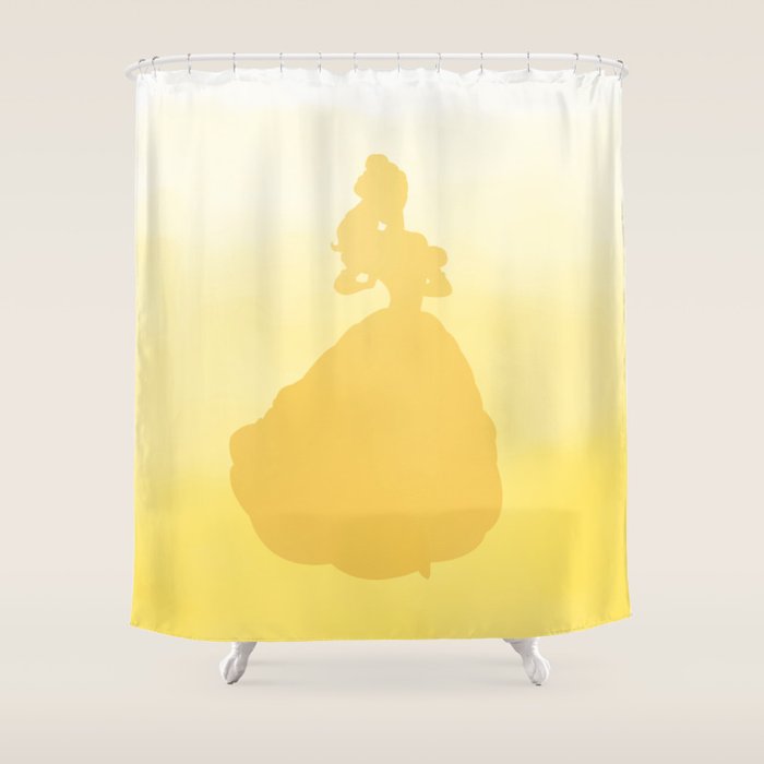 Beauty Silhouette And The Beast Shower Curtain By Beauty Silhouette And The Beast Shower Curtain