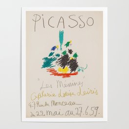 Les Ménines, Galerie Louise Leiris by Pablo Picasso Poster