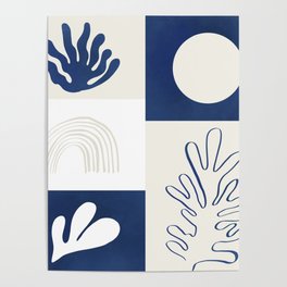 Nordic Tiled Matisse Symbol Poster