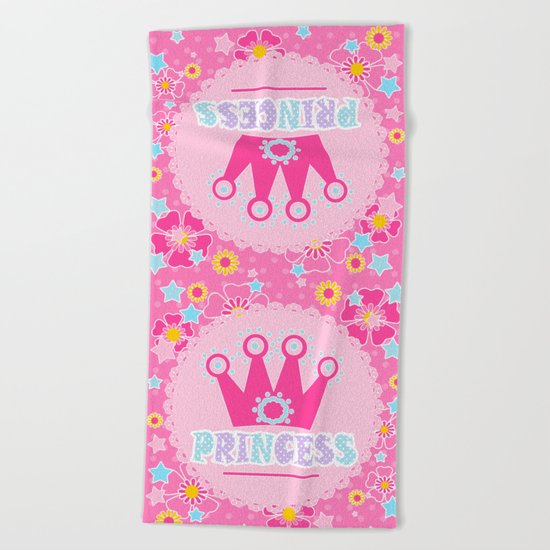 For the little Princess. From the series "Gifts for kids" . Beach Towel
