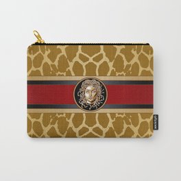 Medusa Gold animal print Carry-All Pouch