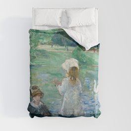 Berthe Morisot - Beside a Lake Comforter