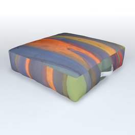 Rainbow Eucalyptus Magic Outdoor Floor Cushion