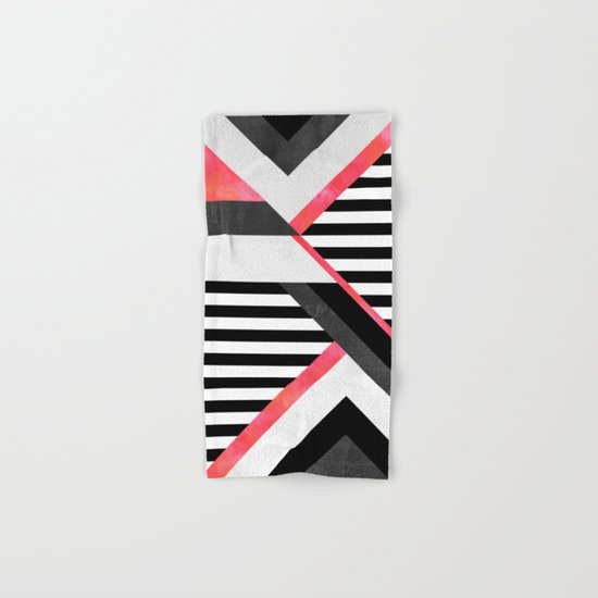 Stripe Combination / Pink Hand & Bath Towel