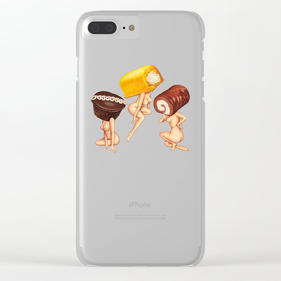 Hostess Cake Girls Clear iPhone Case