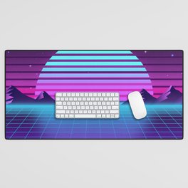 Exquisite Sunset Synth Desk Mat