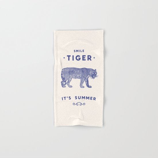 Smile Tiger, it's Summer Hand & Bath Towel