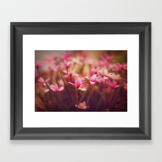 Pink prettiness Framed Art Print