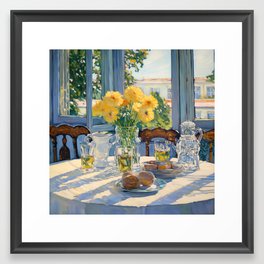 The Morning Table Framed Art Print