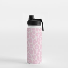 Leopard in Pink Water Bottle