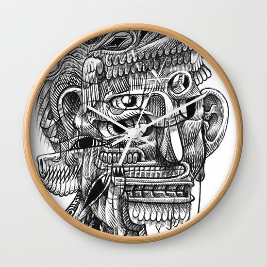 Fright 3 Wall Clock