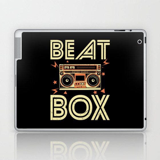 Cool Beat Box Retro Music Laptop & iPad Skin