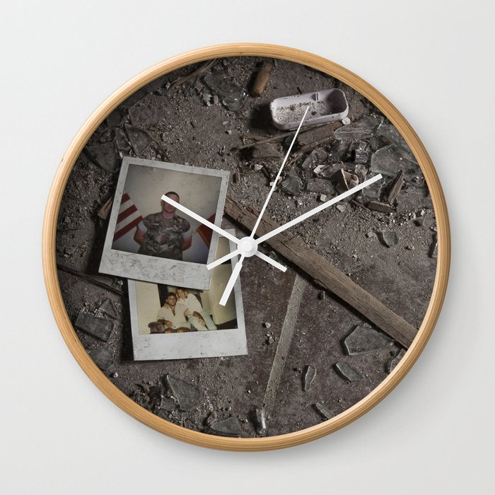 Polaroids Wall Clock