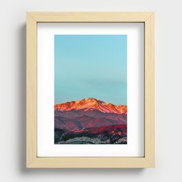 Peak Recessed Framed Print