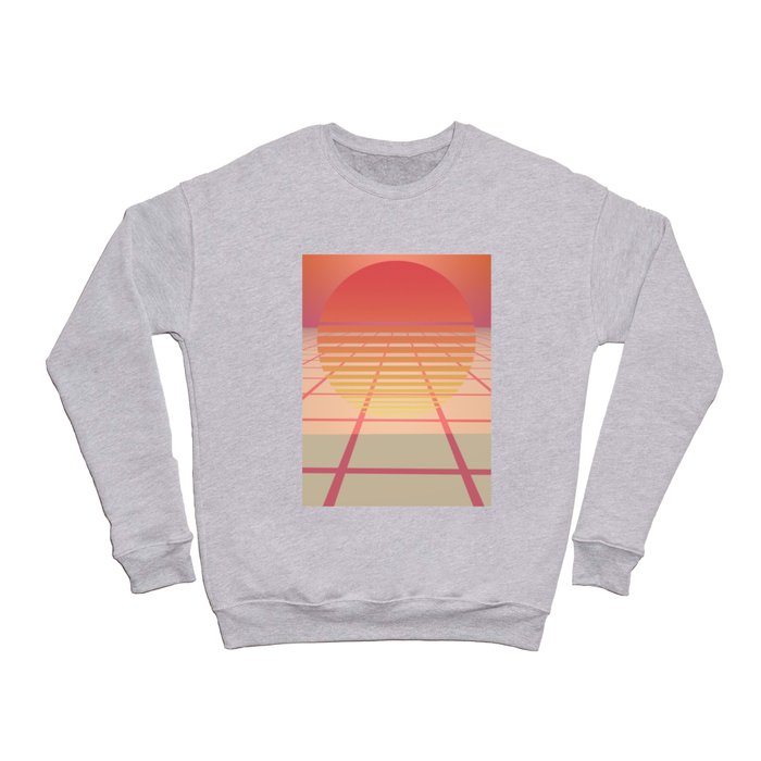 Minimal Sun Grid Crewneck Sweatshirt