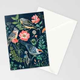 Birds Garden Stationery Card