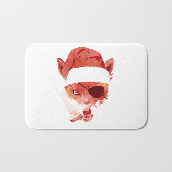 Bad Santa Fox Bath Mat