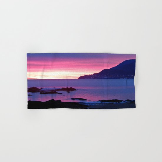 Winter's Dawn on the Coast Hand & Bath Towel