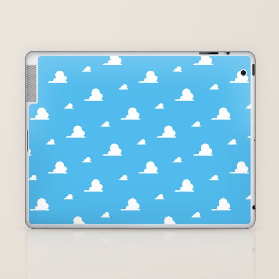Kids Room Clouds Sky Wallpaper Laptop Ipad Skin By Histrionicole Society6