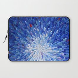 Electric blue, ultramarine, petals, flower - Abstract #26 Laptop Sleeve