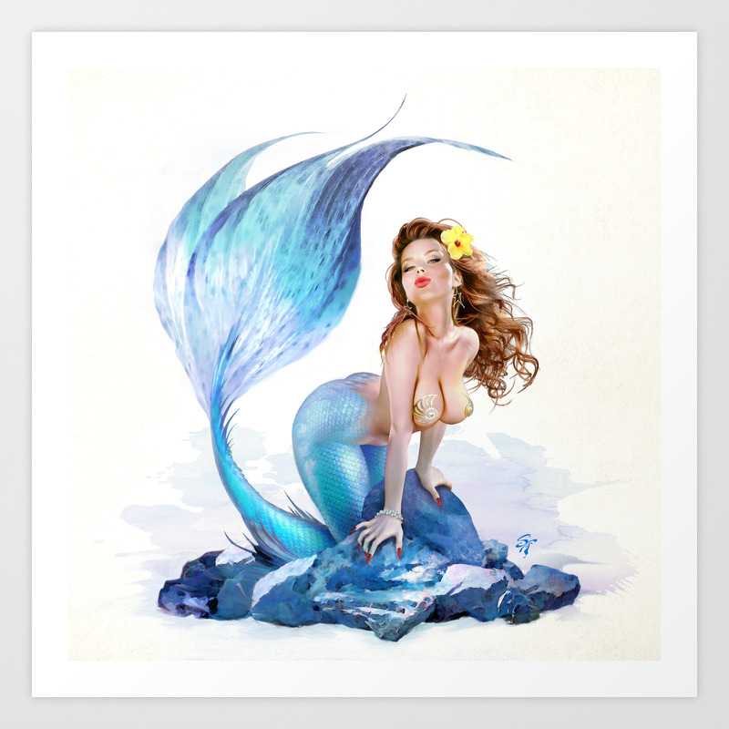 Little Mermaid Art Print By Sferris Society6