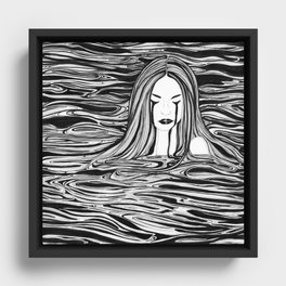 Sea Nymph Framed Canvas