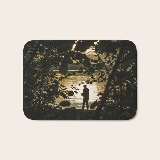 Fishing Bath Mat