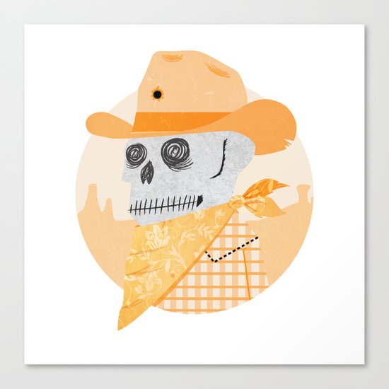 Wanted Dead Canvas Print