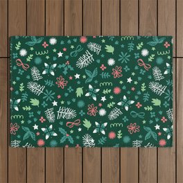 Have a Holly Jolly Christmas  Outdoor Rug