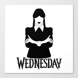 Wednesday Dancing Canvas Print