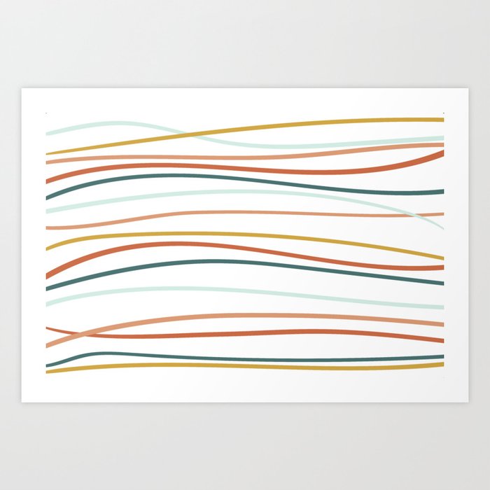 Desert Slopes Art Print