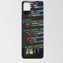 Program code  Android Card Case
