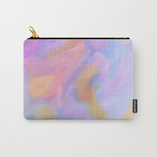 Purple Watercolor Storm Carry-All Pouch