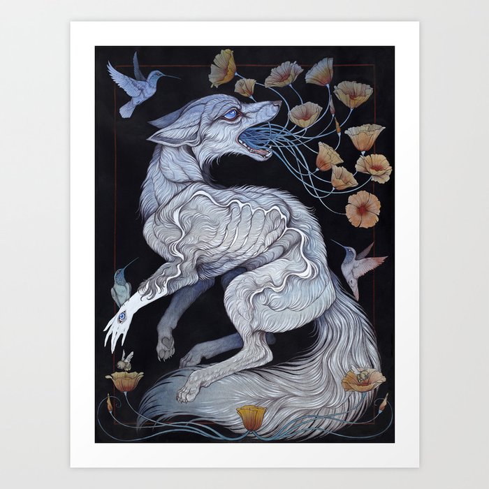 Fox & Poppies Kunstdrucke Fox & Poppies Kunstdrucke