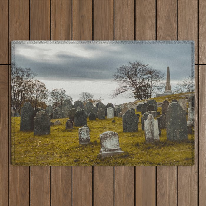 Old Burial Hill, Salem, MA Outdoor Rug