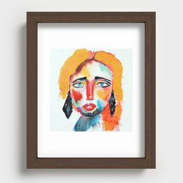 Doll not doll Recessed Framed Print