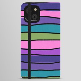 Cool bold stripes iPhone Wallet Case