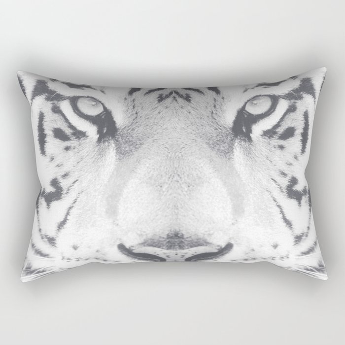 BW Tiger Rectangular Pillow