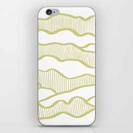 Abstract mountains line 15 iPhone Skin