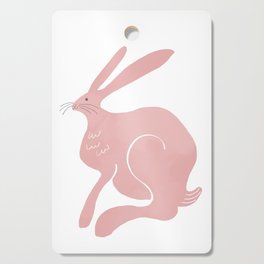 Pink Bunny Cutting Board