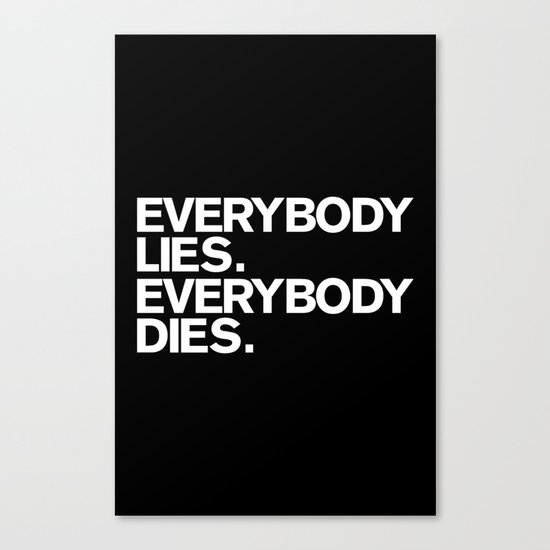 STRAIGHT Canvas Print