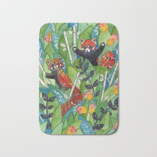 Red Panda Bath Mat