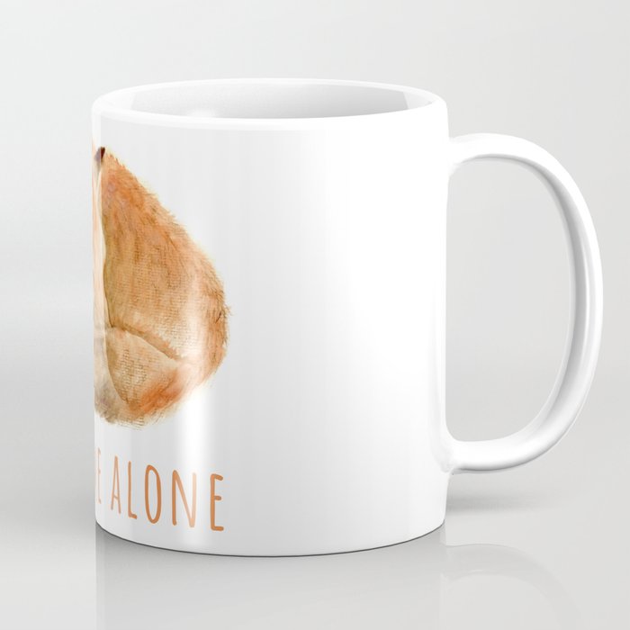 Leave Me Alone Fox Coffee Mug