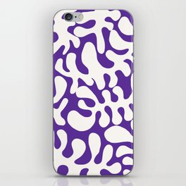 White Matisse cut outs seaweed pattern 2 iPhone Skin
