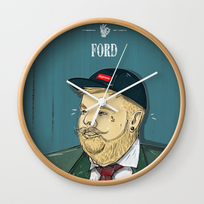 Slightly Cool Ford Wall Clock